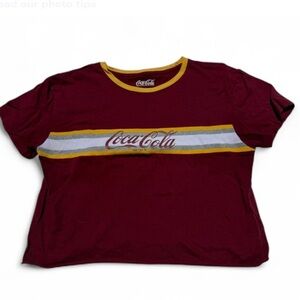 Coca Cola V neck Kids Large